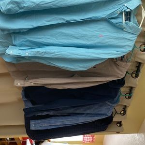 5 long sleeve Polo button down shirts
